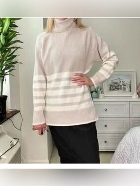 COS Striped Rollneck Sweater L